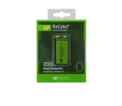 GP Recyko 9V 200 mAh Pil 1li