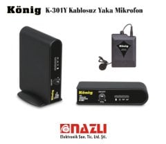 K-301Y Kablosuz Yaka Mikrofon