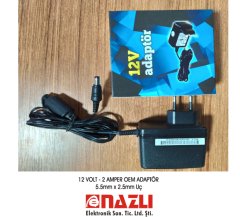 Adaptör 12 Volt 2 Amper Oem Marka