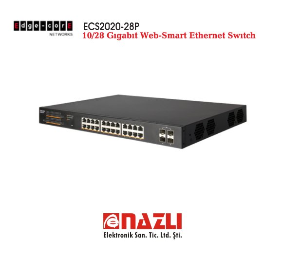 Poe Switch - ECS2020-28P 10/28 Gıgabıt Web-Smart Ethernet Swıtch