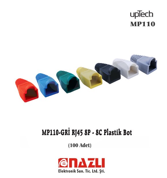 Konnektör Kılıf MP110-Gri (RJ45 Kılıf)