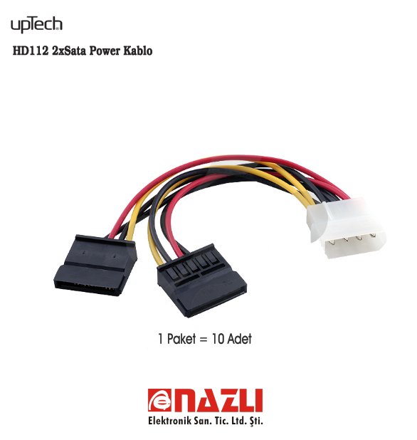 HD112 2xSata Power Kablo (10 lu Paket)