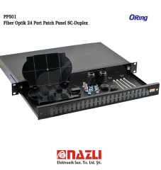 Fiber Optik 24 Port Patch Panel SC-Duplex PP501