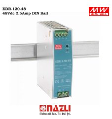 EDR-120-48 48Vdc 2.5Amp DIN Rail