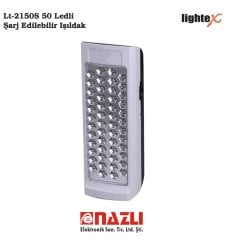 Lt-2150S 50 Ledli Şarj Edilebilir Işıldak