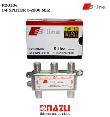 FD0104 SLİNE 5-2500MHZ 4 LÜ UYDU DAĞITICI