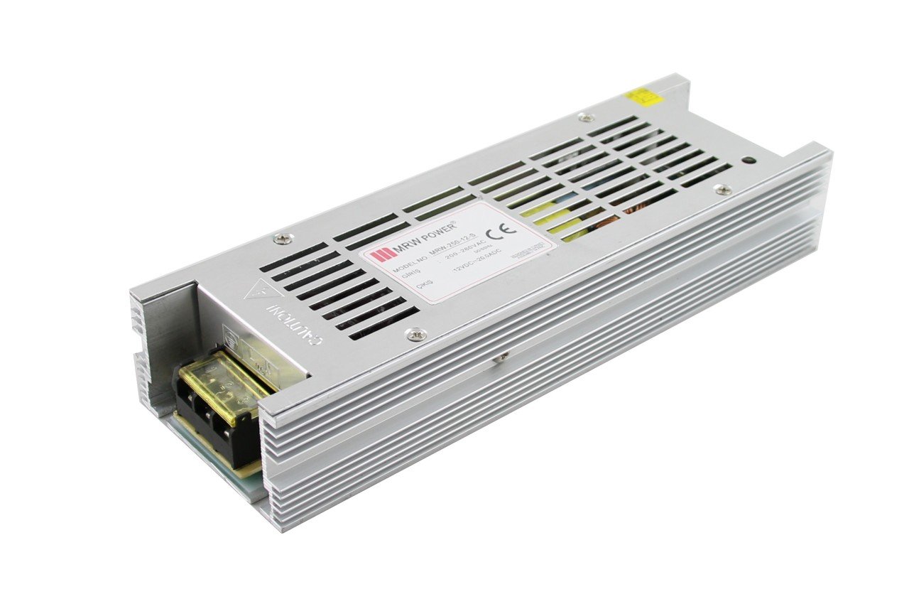 MRW-250-24-S 24V 10A METAL KASA SLİM LED ADAPTÖR