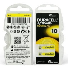 Duracell Activair 10 Numara İşitme Cihazı Pili