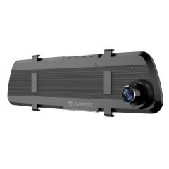 Everest EVERCAR X03 4.7 inch Ekran 120 Lens Açısı 720P / 1080P Dikiz Aynası Ön/Arka Araç İçi Kamera