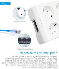 Prolink PR-SP06T Akım Korumalı Priz (6 soket)