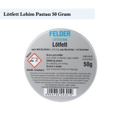 Lötfett Felder Lehim Pastası 50Gram