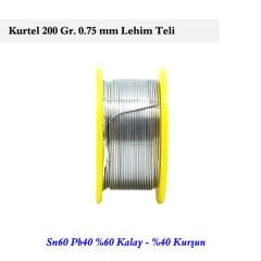 Kurtel 200 Gr. 0.75 mm Lehim Teli