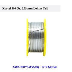 Kurtel 200 Gr. 0.75 mm Lehim Teli
