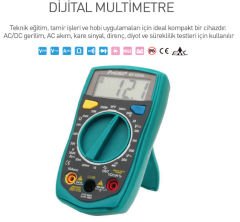PROSKIT MT-1233D 1/2 DİJİTAL MULTİMETRE
