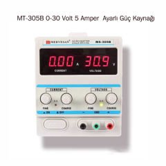 MT-305B 0-30 Volt 5 Amper Ayarlı Güç Kaynağı