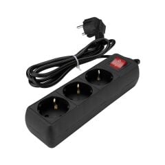 3 lü Akım Koruyucu Priz 1,5 Mt S-Link SPG3-X-3