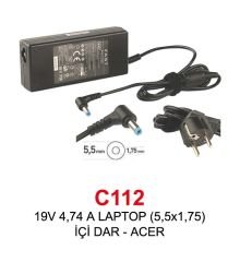 Notebook Adaptör C112 19V 4,74 A (5,5x1,75)