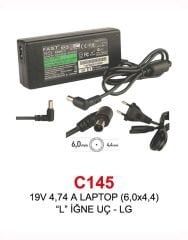 Notebook Adaptör C145 19V 4,74 A LAPTOP (6,0x4,4) “L” İĞNE UÇ