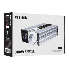 S-link SL-300W 300W DC12V-AC230V Çakmaktan Power Inverter