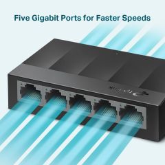 Tp-Link LS1005G 5 Port 10/100/1000 Gigabit Switch