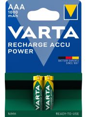 Varta 1000mAh AAA Şarj Edilebilir 2'li Pil