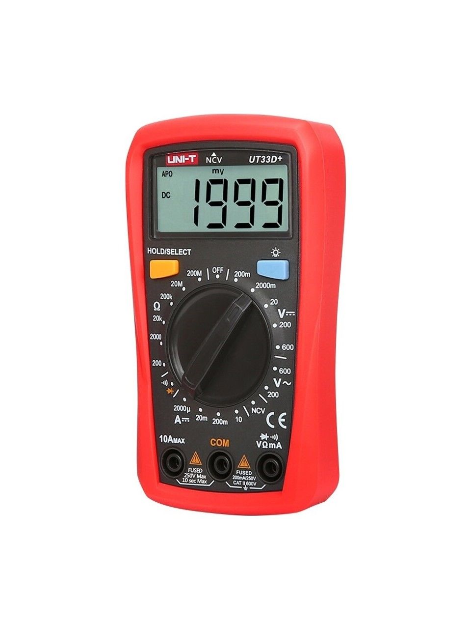 Unit UT33D+ 600V 10A Dijital Multimetre