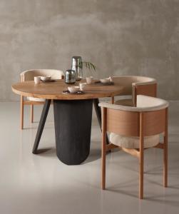 Kopenhagen Dining Table R130 cm