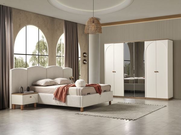 Hazel 4 Kapılı Dolap SIFIR PAKETLİ
