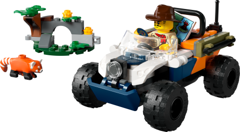 LEGO® City Orman Kaşifinin ATV’li Kırmızı Panda Görevi Seti 60424