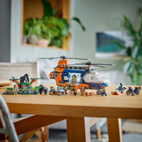 LEGO® City Orman Kaşifinin Helikopteri Kamp Yerinde Seti 60437