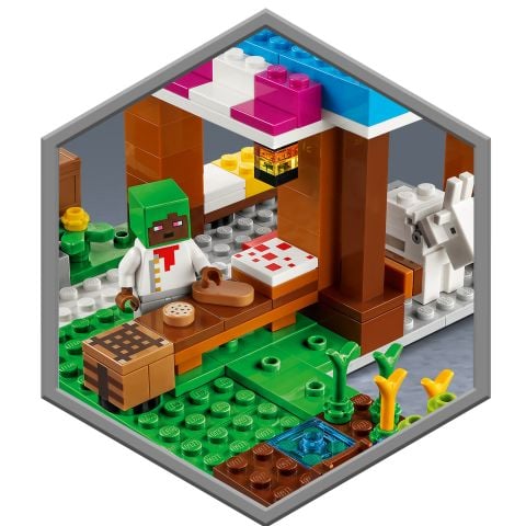 LEGO® Minecraft® Fırın 21184 - 8 Yaş ve Üzeri Çocuklar için Köylü ve Creeper™ İçeren Oyuncak Yapım Seti (157 Parça)