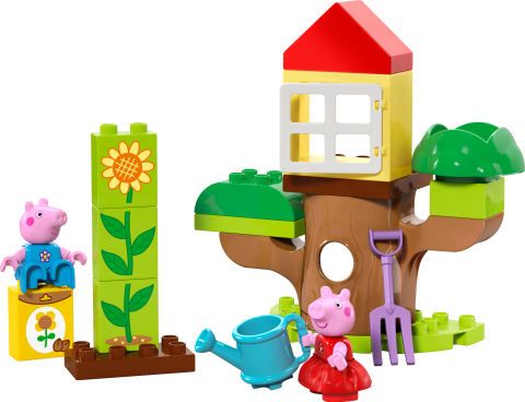 LEGO® DUPLO® Peppa Pig Bahçe ve Ağaç Ev Oyuncağı 10431