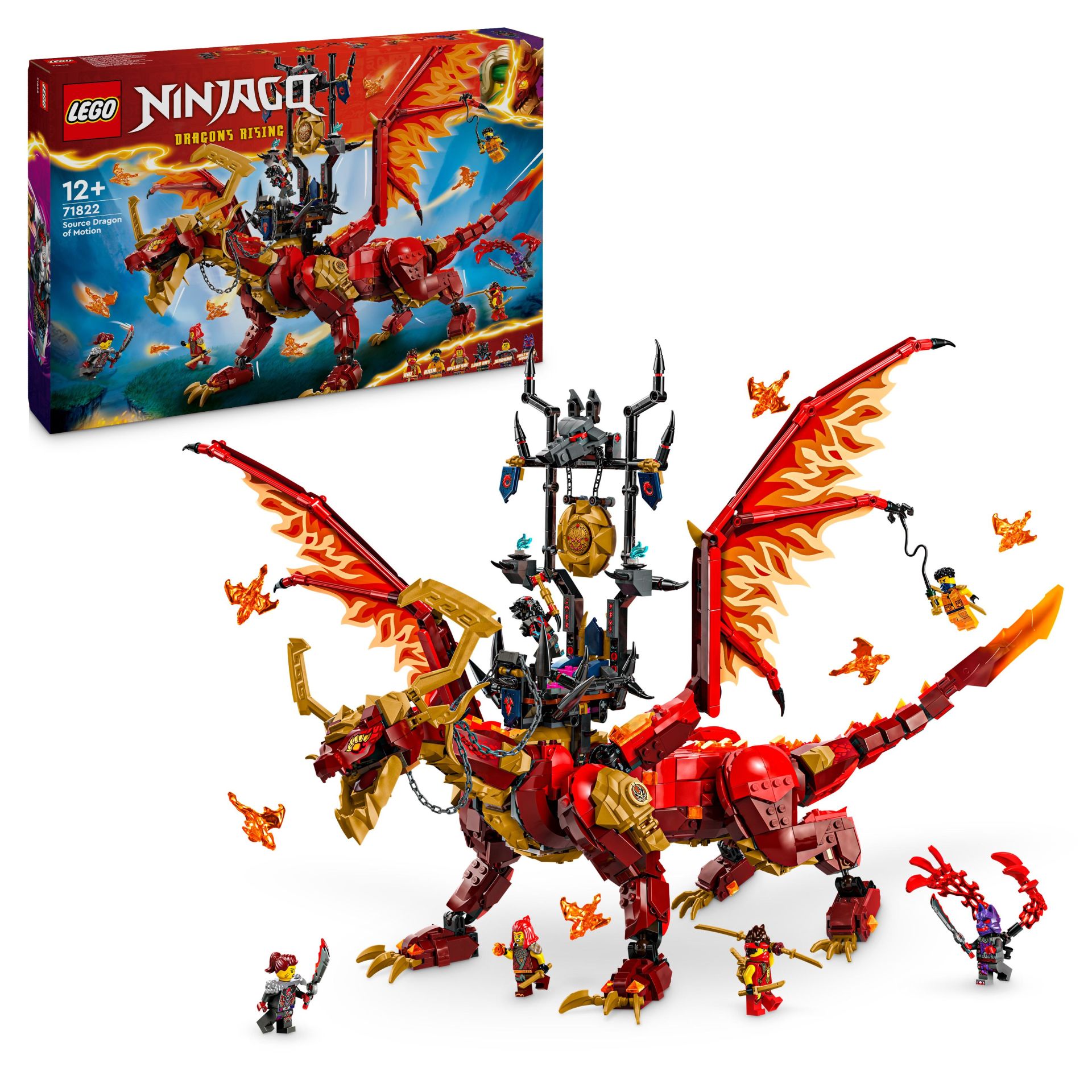 LEGO® NINJAGO® Hareket Kaynak Ejderhası Macera Oyuncağı 71822