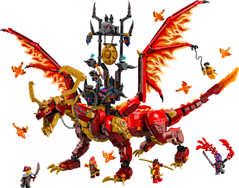 LEGO® NINJAGO® Hareket Kaynak Ejderhası Macera Oyuncağı 71822