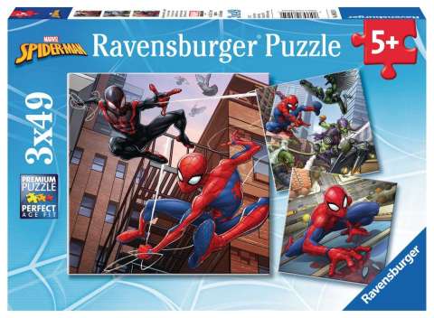 3x49p Puzzle Spiderman