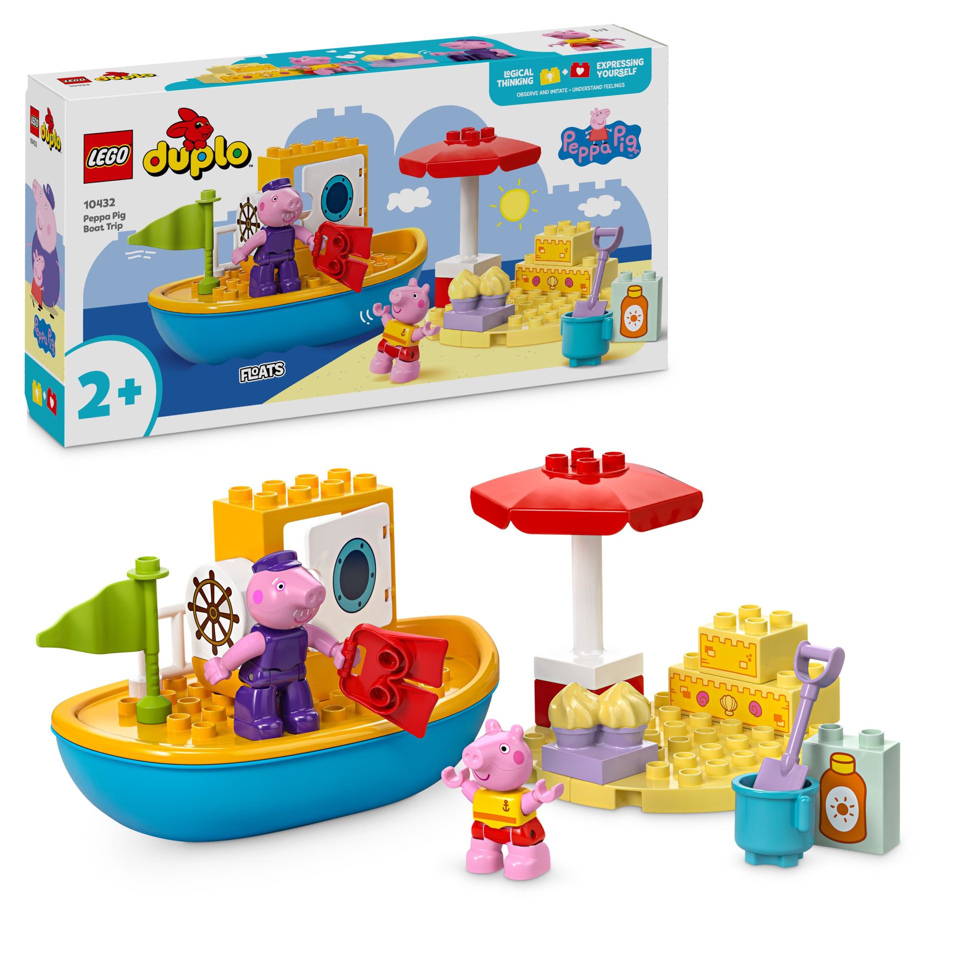 LEGO® DUPLO® Peppa Pig Tekne Gezisi Oyun Seti 10432