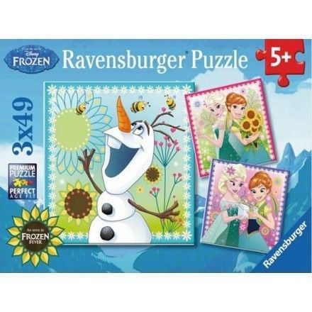 3x49p Puzzle WD Frozen