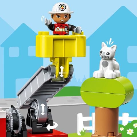 LEGO® DUPLO® Kurtarma İtfaiye Kamyonu 10969 Yapım Oyuncağı (21 Parça)