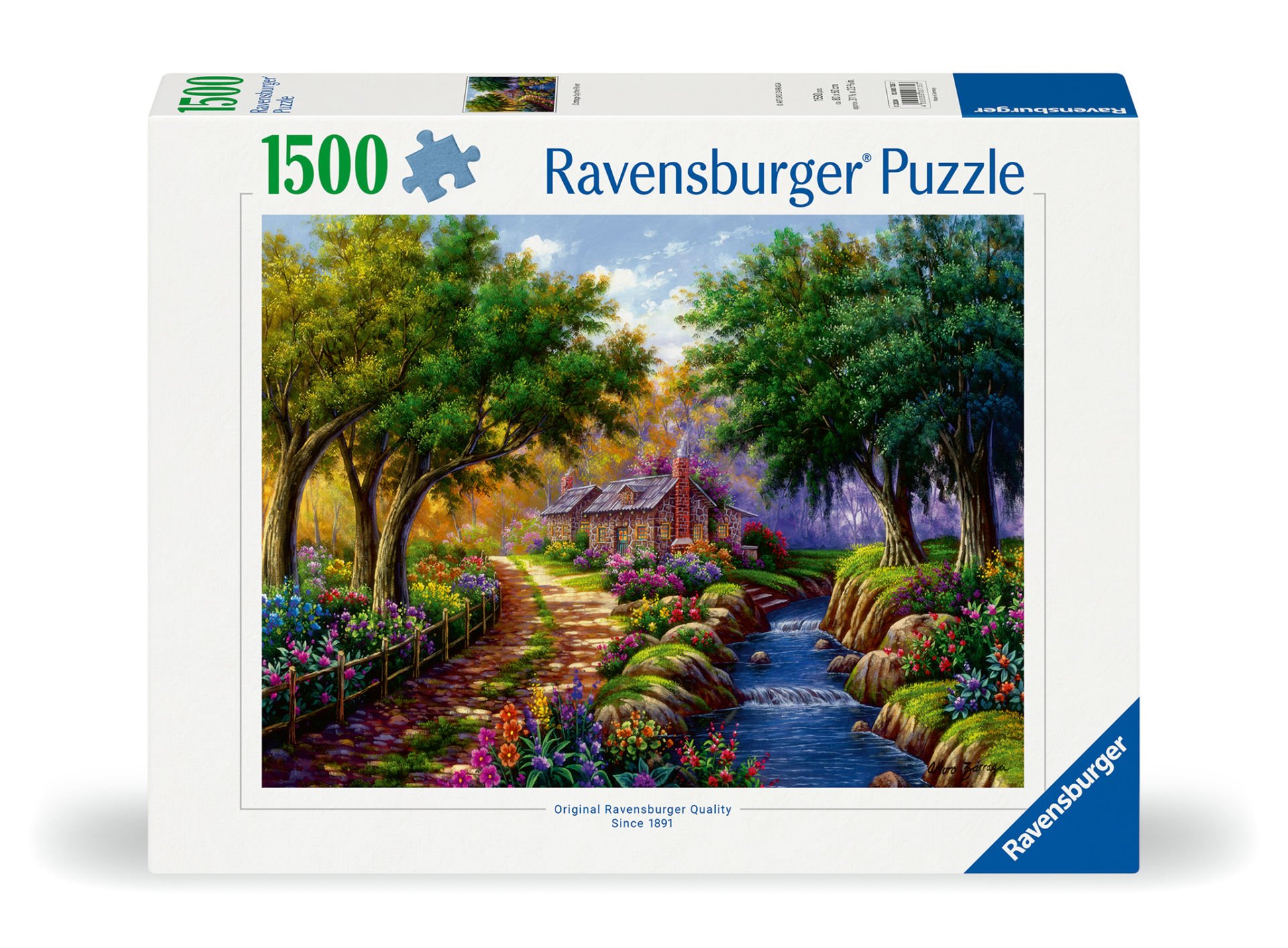 1500p Puzzle Nehirde Kulübe