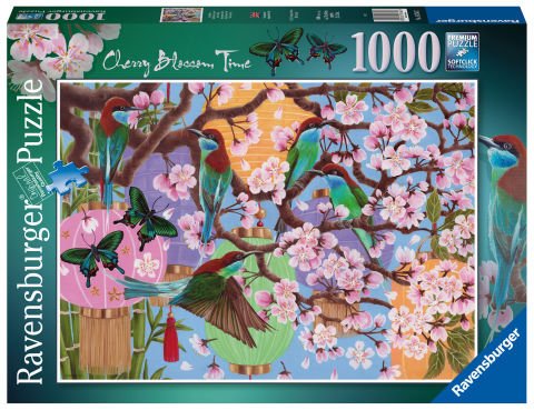 1000p Puzzle Kiraz Çiçekleri