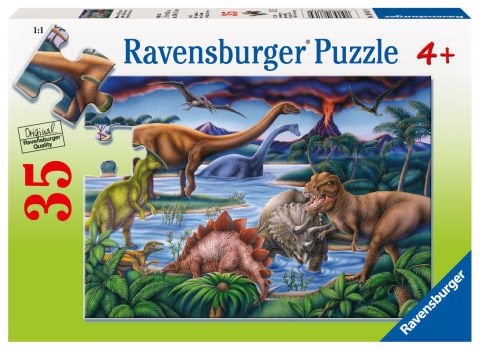 35p Puzzle Dinozorlar