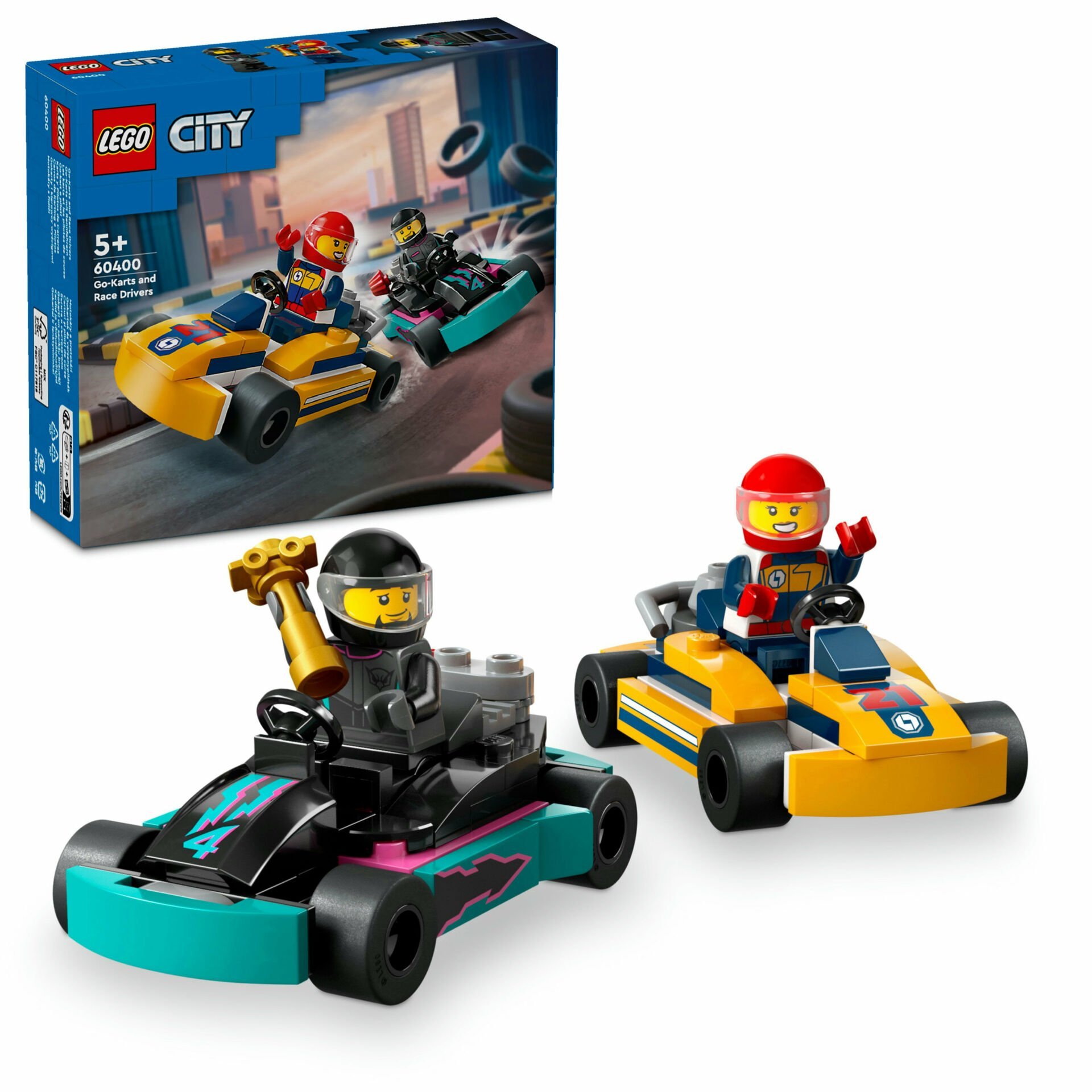 LEGO® City Go-Kartlar ve Yarış Sürücüleri 60400
