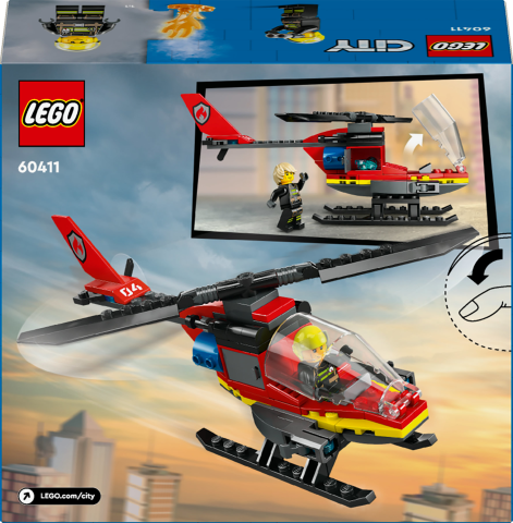 LEGO® City İtfaiye Kurtarma Helikopteri 60411