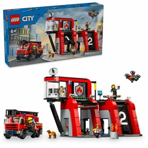 LEGO® City İtfaiye Kamyonlu İtfaiye Merkezi 60414