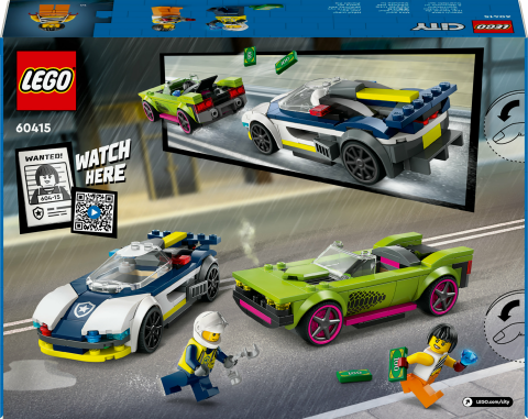 LEGO® City Polis Arabası ve Spor Araba Takibi 60415
