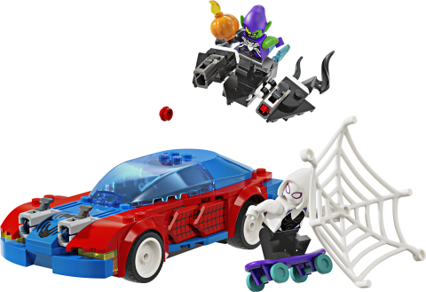 LEGO® Super Heroes Örümcek Adam Yarış Arabası ve Venom Green Goblin 76279