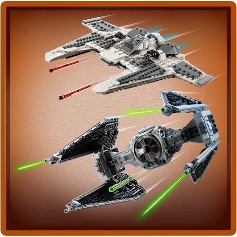 LEGO® Star Wars™ Mandalorian Fang Fighter TIE  Interceptor™'a Karşı