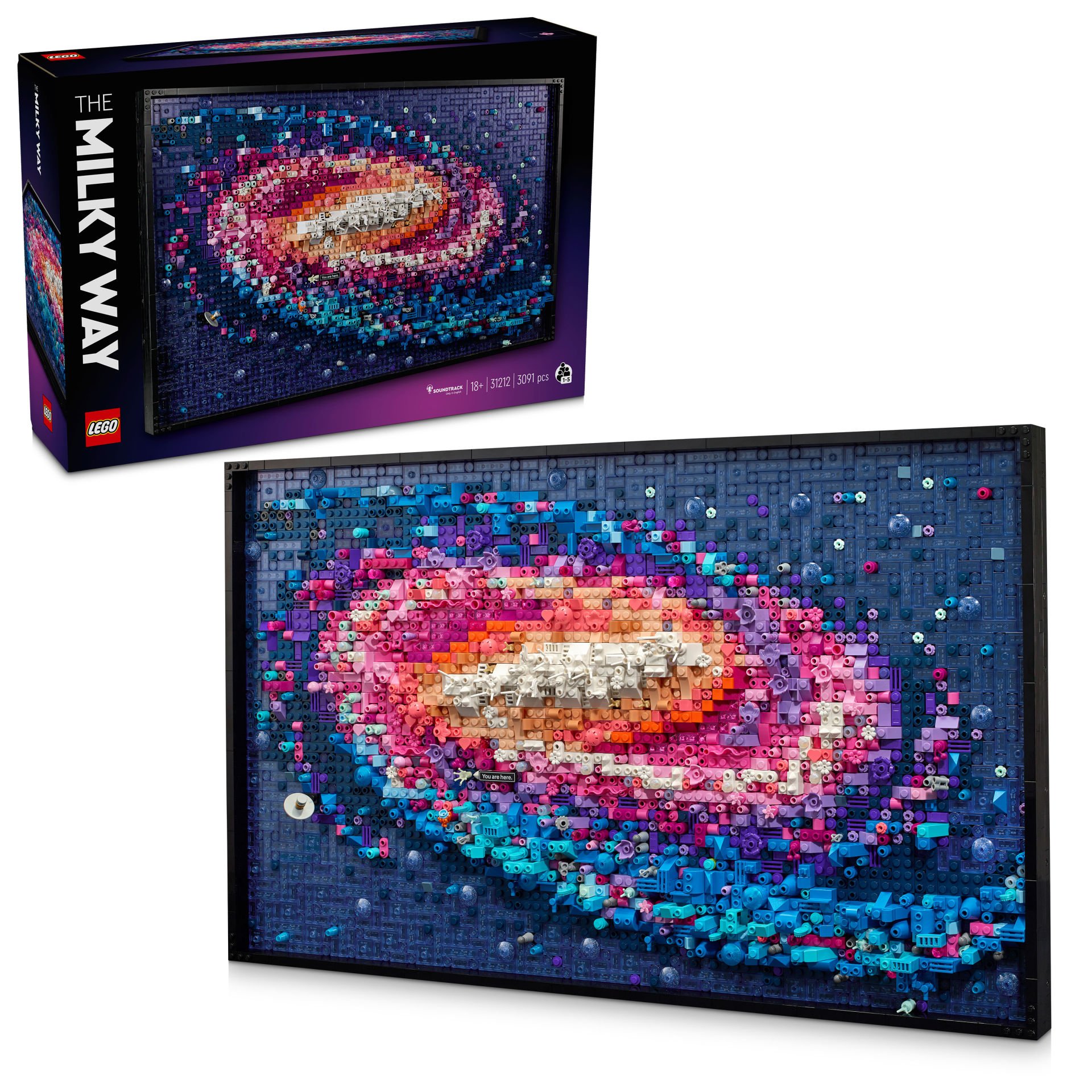 LEGO® Art Samanyolu Galaksisi Duvar Tablosu Seti 31212