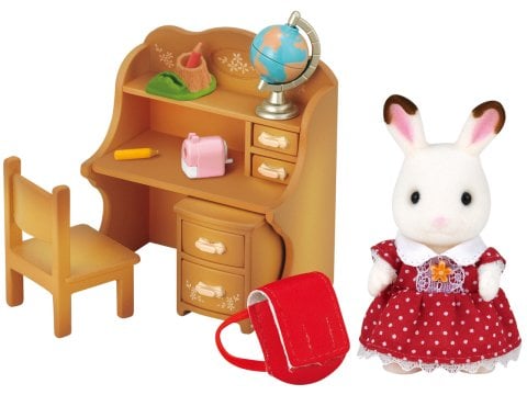 Çikolata Kulaklı Tavşan Kız Çalışma Masası