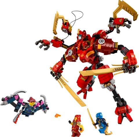 LEGO® NINJAGO® Kai’nin Ninja Tırmanma Robotu 71812 - 4 Ninja Minifigürü İçeren Yaratıcı Oyuncak Yapım Seti (623 Parça)